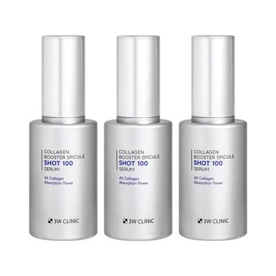 Collagen Booster Spicule Shot 100 Serum Anti-Aging & Firming Microneedle Treatment 50ml X 3pcs