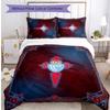 Set Biancheria da Letto 3 Pezzi Stampato Celta Vigo FC Copripiumino Traspirante con Federe Biancheria da Letto Decorativa per Camera da Letto Casa