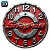 Vintage Metal Tin Sign Art Silent Wall Clock Modern Office Decor