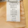 Celine Made In France Mimole Length Tight Skirt 42 Pale Orange Women Used