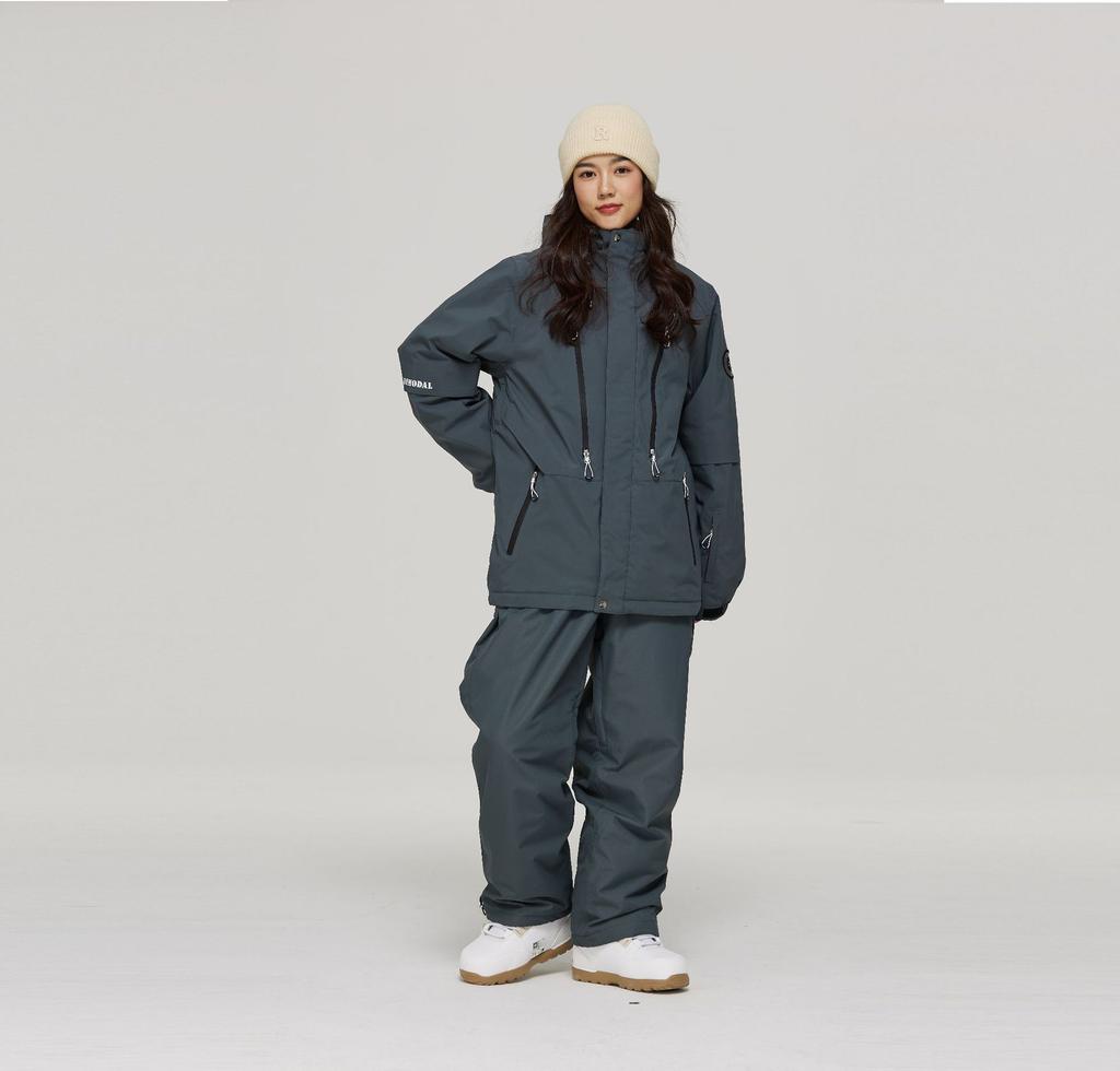 Ski Suit for Women Outdoor Winter Warm Snowboarding Suit Waterproof Windproof Skiing Jackets and Pants Set Women's Breathable Insulated Snow Suit