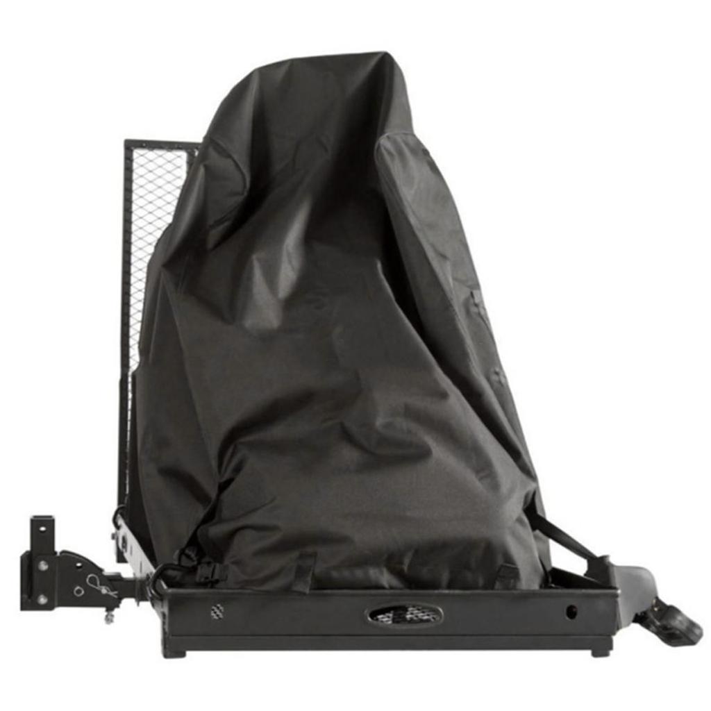 Outdoor Electric Powered Chair Water Resistant Transport Cover Waterproof Sun Shade Protective Cover Black