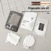Five-Star Hotel Disposable Care Kit: Cotton Swabs, Cotton Pads, Nail File.