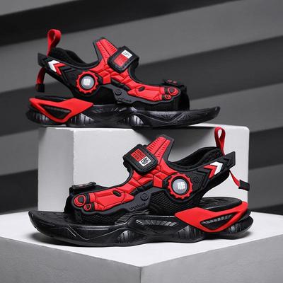 2025 Sommer Jungen rutschfeste Sandalen mit weicher Sohle, Kinder Strand- und Sportslipper