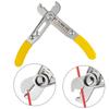 Wire Stripper Pliers Adjustable for Wire Sizes 054 To 40mm Stainless Steel Electrician Tool with Yellow Handle
