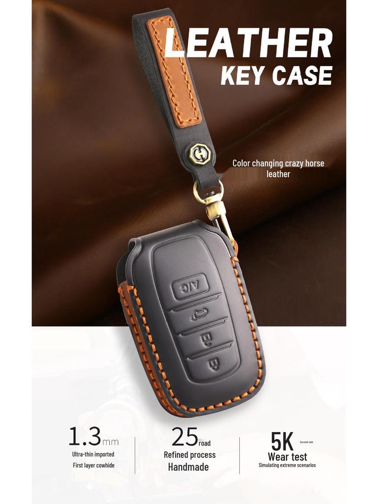 Premium Key Cover for Toyota Camry, Corolla, Lei Ling, RAV4, Wildlander, and Highlander