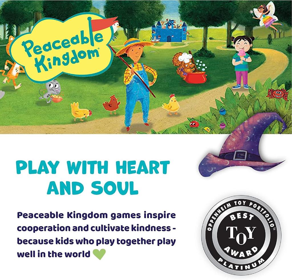Peaceable Kingdom Cooperative Board Game Cauldron Quest GMC6 Authentic Children's