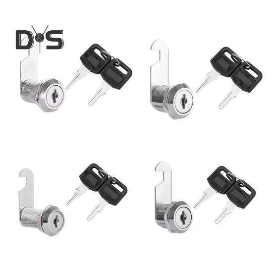Drawer Lock with 2 Keys Heavy Duty Zinc Alloy Universal File Cabinet Wardrobe Furniture Storage Locker Door Mailbox Toolbox Cam Lock Replacement