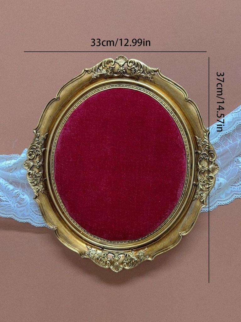 Vintage Velvet Jewelry Display Stand Photo Frame Earring Holder Home Store Decorative Showcase for Jewelry Photography Prop