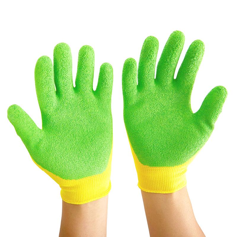 1Pair Breathable Children Gardening Gloves Durable Waterproof Gloves Anti Bite Cut Collect Seashells Protector Handwork Protective Gloves
