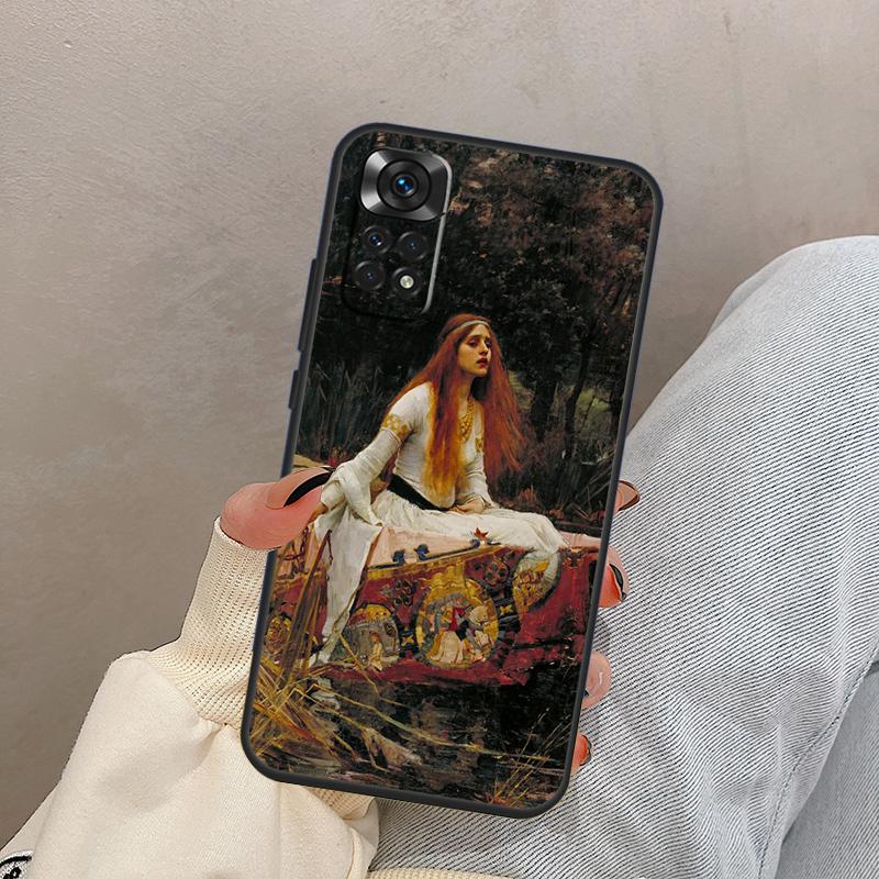 John William Waterhouse Case For Xiaomi Redmi Note 12 11 8 9 10 Pro 11S 10S 9S Redmi 12C 10C 9A 9C 9T Back Cover