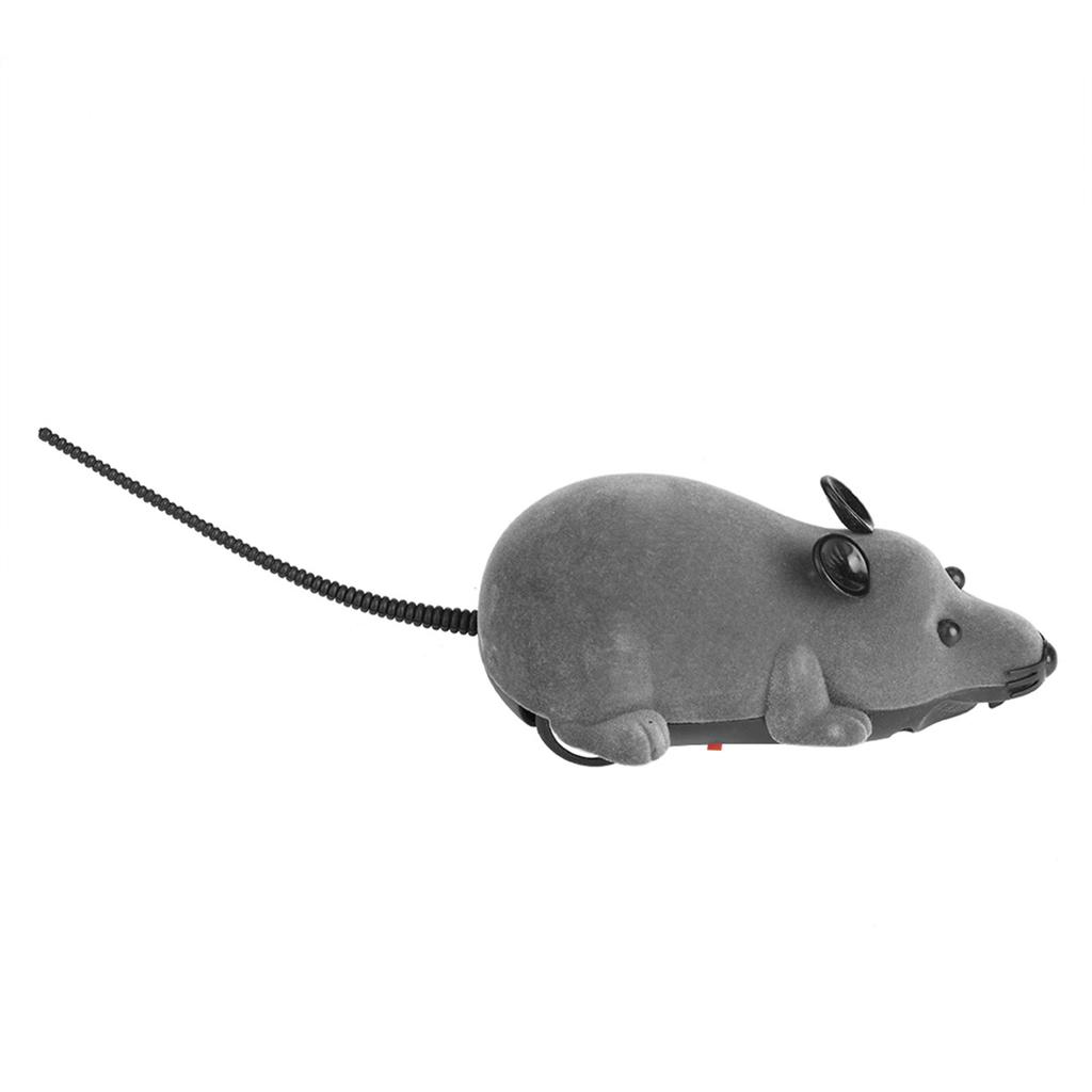 Wireless Mouse For Cat Dog Funny Rat Novelty Gift Pet Toy Remote Control Brown