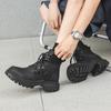 Fashion men luxury fashion platform boots black trendy original leather shoes punk stage dress cowboy ankle boot cool motorcycle botas