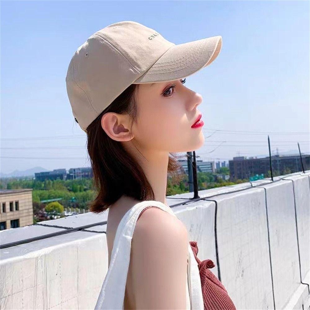 Cotton Baseball Cap Adjustable Peaked Cap Fashion Sun Hat  Outdoor Sports