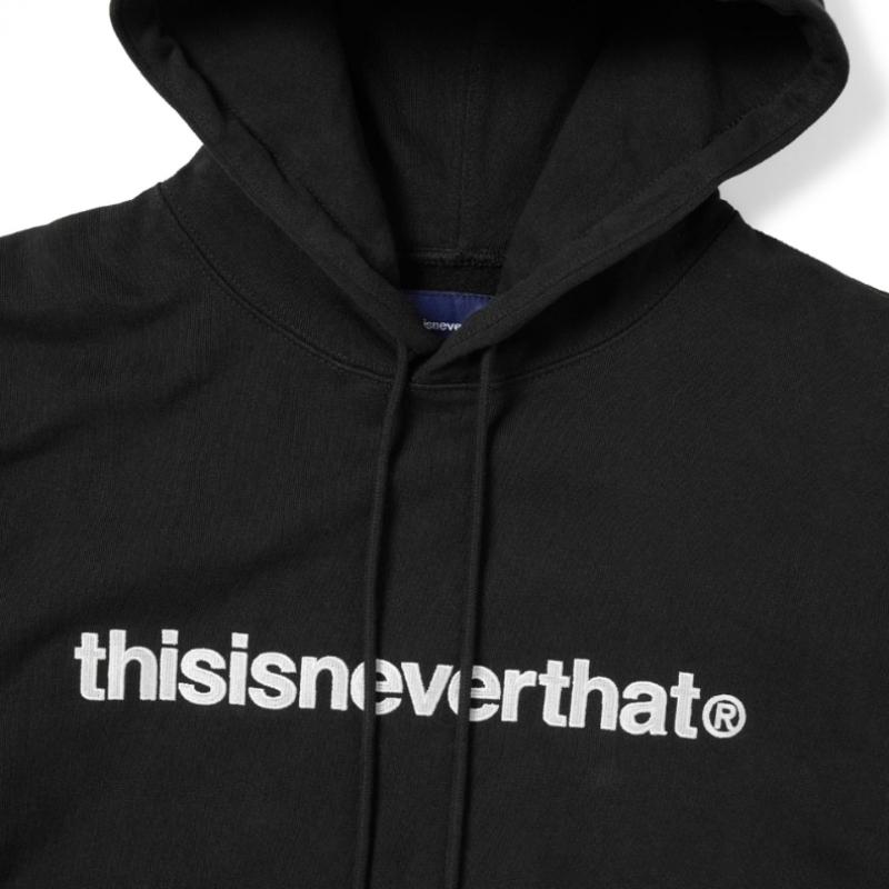ThIs Is Never ThaT T Logo Hoodie Black