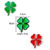 Alfa Romeo Car Emblem: Metal Four-Leaf Clover Decal