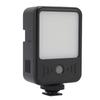 Camera Video Light with Built in Microphone 49 LEDs 6500K Rechargeable Portable Photography Lighting for Vlog Live