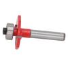 Slot Cutter Router Bit Tungsten Steel Alloy Straight Edge Slotting Cutter 14 Shank 532