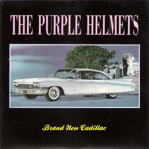 7inch Record PURPLE HELMETS - Brand New Cadillac ANA50 Anagram Records 1989 UK & Europ Rock Used