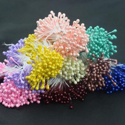 3mm Multicolor Pearlescent Silk Screen Ribbon Flower Stamen Bud