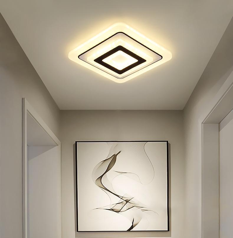 LED Ceiling Light for Hallway, Entrance, or Balcony - Round Surface Mounted Design