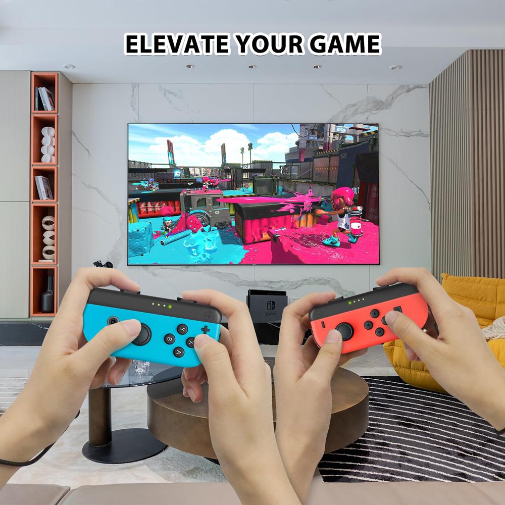 Lot de 4 dragonnes pour manette Joy-Con Switch – Lot de 2 dragonnes de rechange pour manette Joy-Con