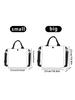 Vintage Mushroom Leaf Botanical Print Tote Bag Detachable Strap Crossbody Handbag For Women Daily Shopping