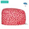 Women's Long Hair Medical Scrub Cap Dental Anesthesia Skeleton OBGYN Print Surgical Hat Adjustable Euro Style for Nurse Doctor