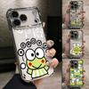 Cute Keroes Keroppies Phone Case for iPhone 17 Air 16 15 14 Plus 13 12 11 Pro Max X Xs XR 8 E Anti-drop Transparent Soft Cover