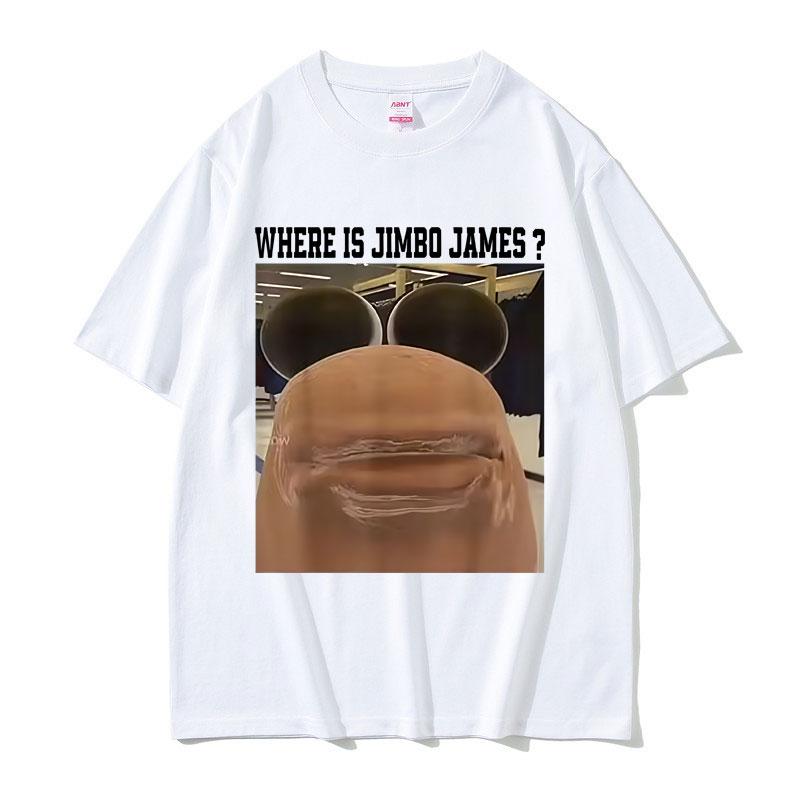 Where Is The Worm Marcus Jimbo James Funny Meme Tshirt Unisex Women Casual Vintage Cotton T Shirts Unisexs Oversized Short Sleeve