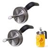 Mason Jar Pour Spout Lid for Ball Regular Mouth Jars Oil Dispenser Lid for Oil Vinegar Syrup Milk Stainless Steel Dust Caps