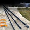 Jingong Heavy-Duty Hexagonal Steel Pry Bar