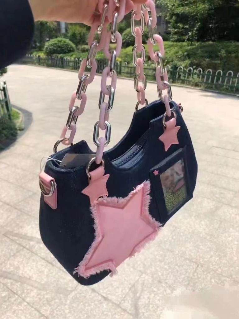 Denim Women Underarm Shopper Totes Large Capacity Designer Hobo Shoulder Bag Luxury Women's Handbags Small Crossbody Bags Purse