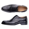 Fashion New Trendy Mens Dress Shoes Genuine Leather Oxford Handmade Wedding Party Banquet Dress Carving Craft Adult Shoe Original Design