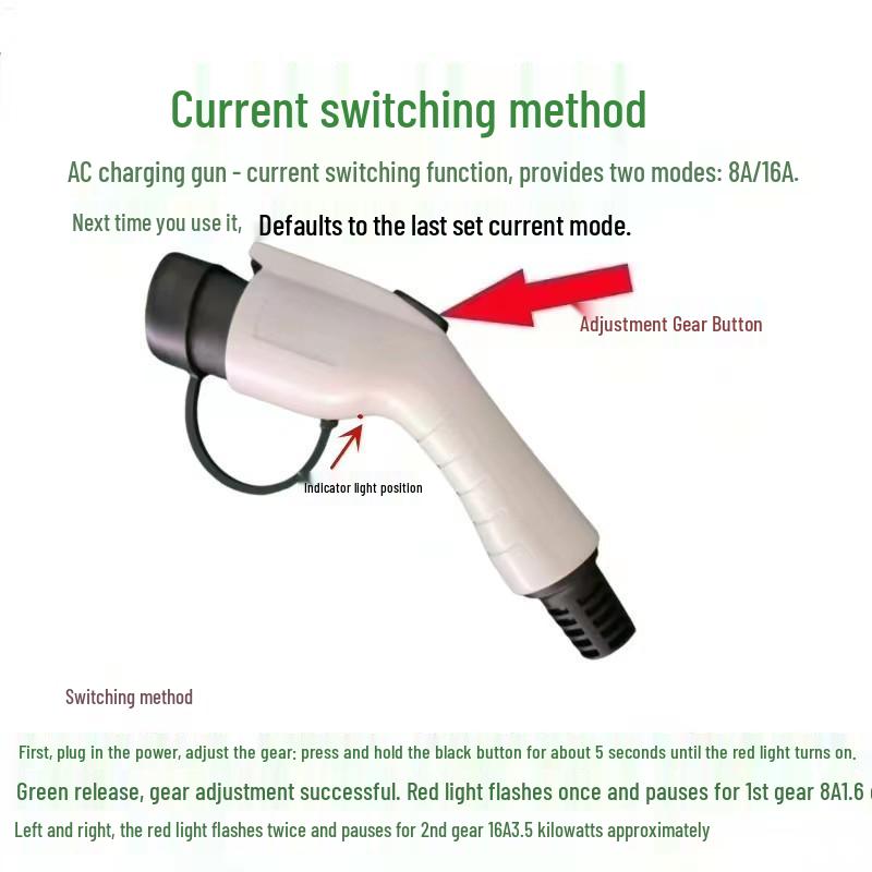 7kW Portable Car Charger: No Plug Needed, Ideal for Home or Vehicle Use.