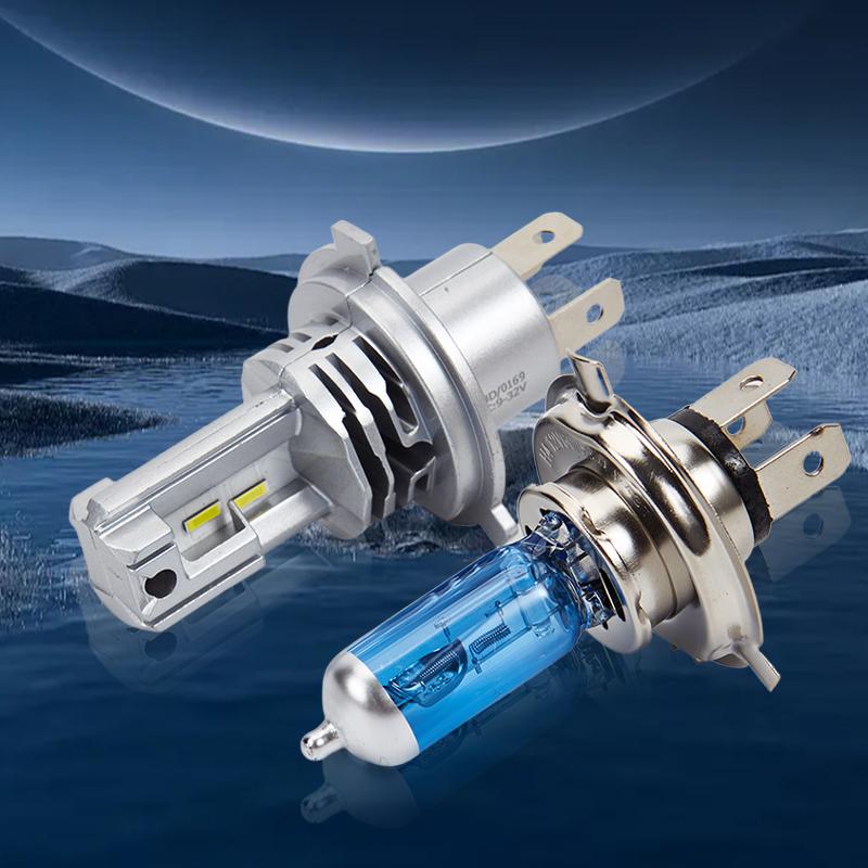 1Pcs H4 LED Motorcycle Headlight Bulb CSP for Car Motorcycle H4 LED Hi/Lo High and Low Beam Motorbike Headlamp 12V 24V