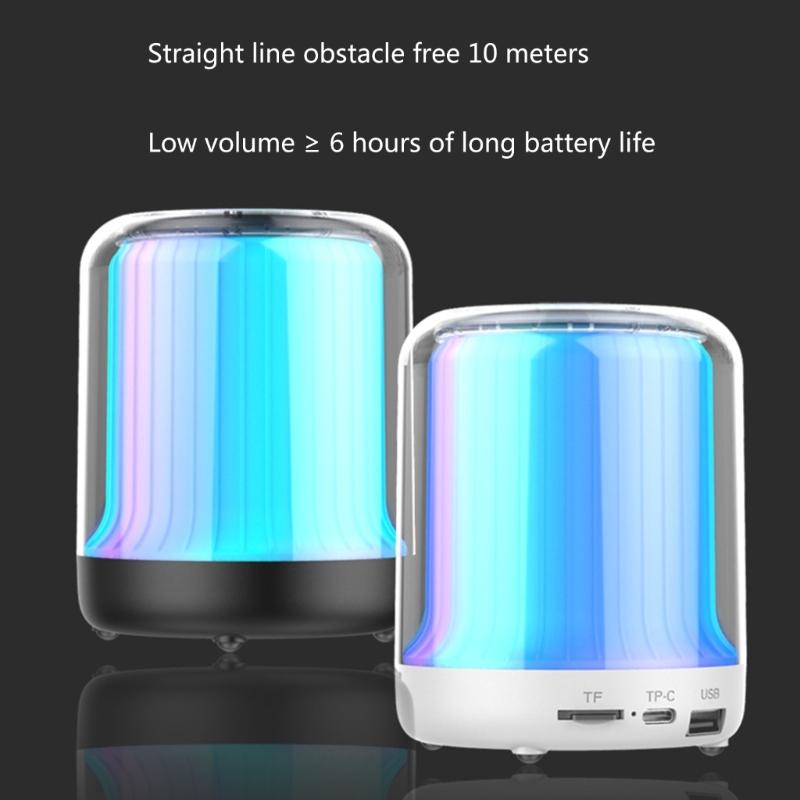 Night Light Bluetooth-compatible Speaker Portable Wireless Speakers, Bedside Table Light Outdoor Speakers Gifts for Baby