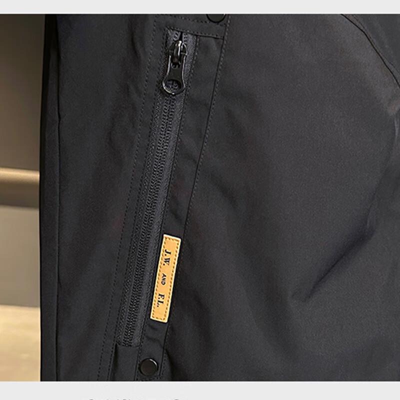 ROMON Men's Business Casual Stand Collar Jacket