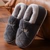 Plush cotton slippers winter bag heel 2025 new indoor home non-slip warm outdoor cotton shoes autumn and winter