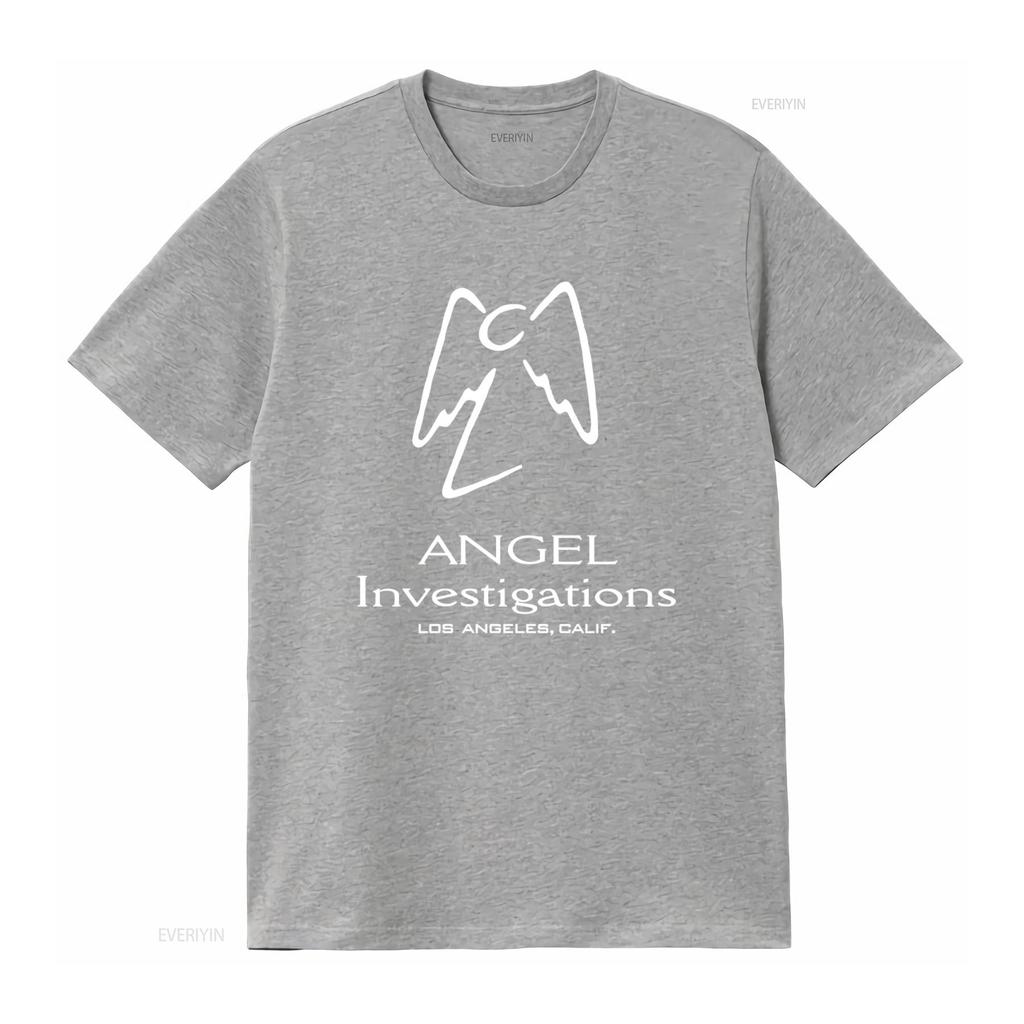 Angel Investigations Los Angeles CA Buffy Vampire T shirt 100 Cotton High Quality vintage Washed Soft fashion designer clothes