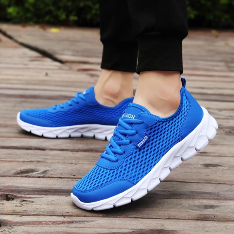 Fashion Running Male Sports Shoes Mesh Upper Low-Top Outdoor Cheap Liquidation Size 9 All Brands Breathable Korean Men's Casual Sneakers