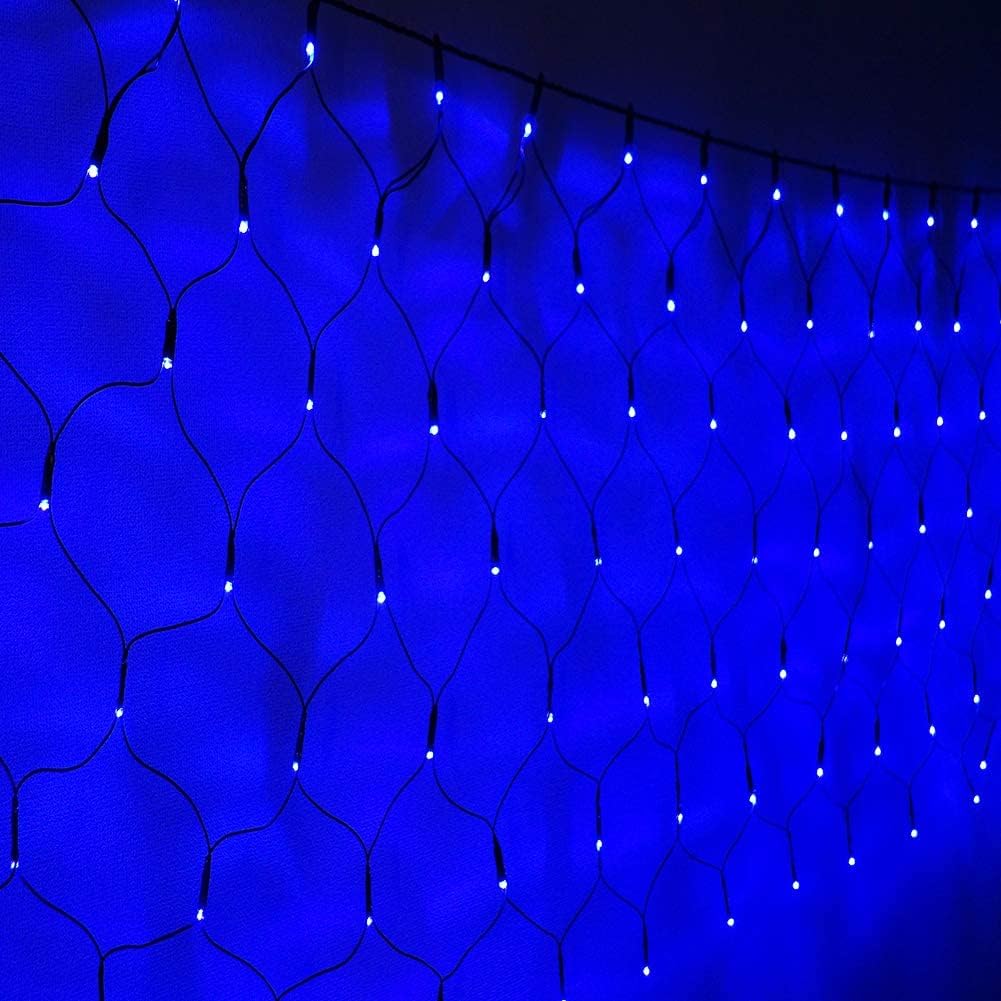 

SUCCUL Outdoor Waterproof LED Net Light, Strings Up to 5, Christmas Lights, 120 Bulbs, 1M x 2M