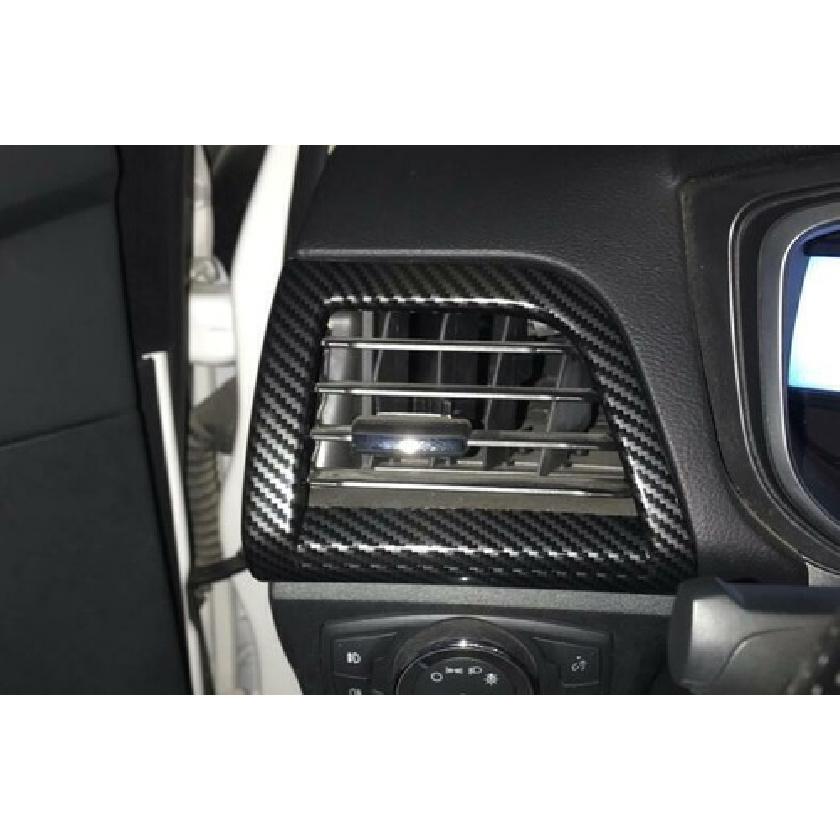 Console Left Air Outlet Vent Trim Carbon Fiber For Ford Mondeo Fusion 2013-20 A