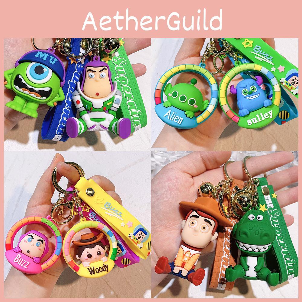 Adorable 2024 Cartoon Toy Story Buzz Lightyear Keychain Cute Figure For Kids Gifts