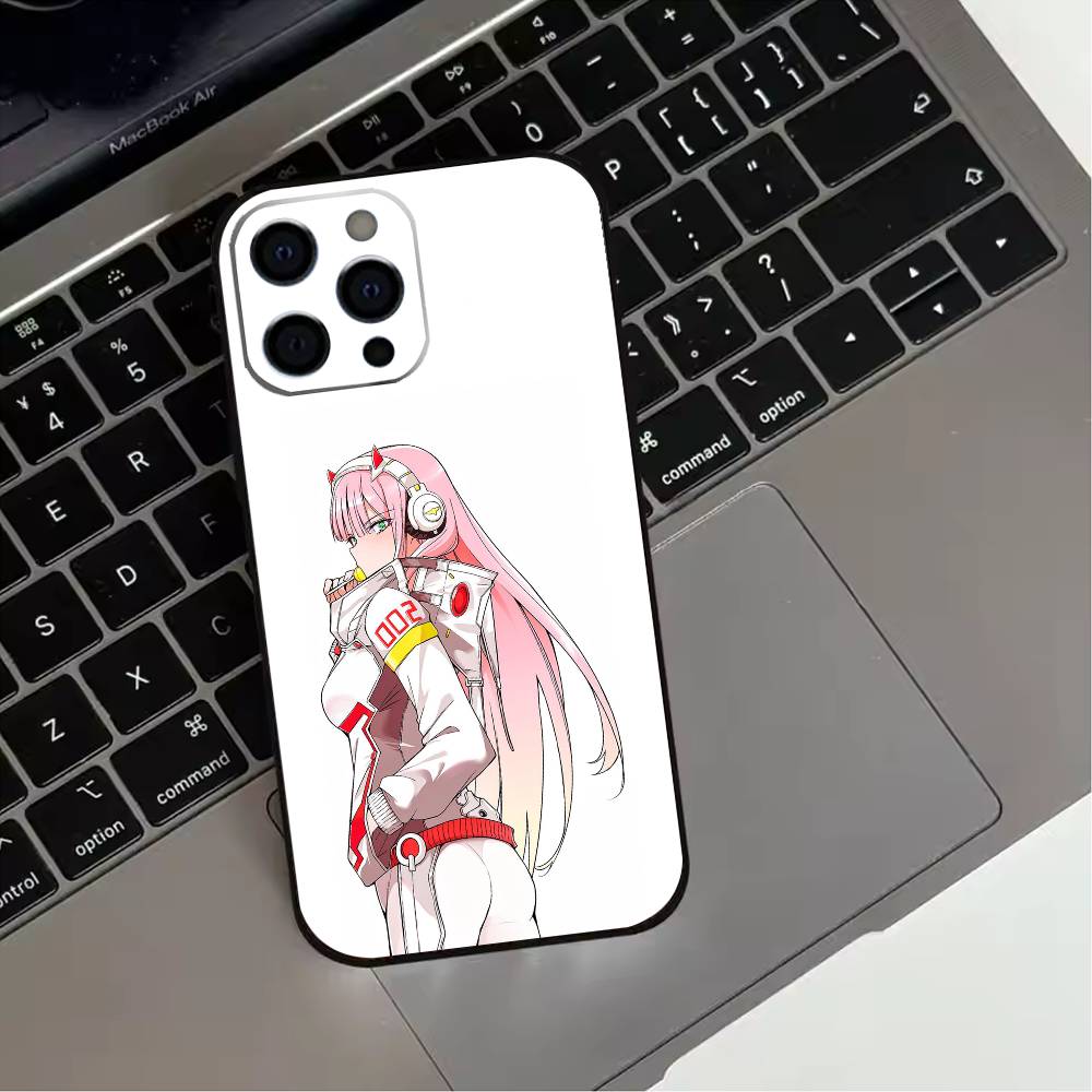 Z-Zero T-Two Anime Phone Case For iPhone 17,16,15,14,13,12,11 Plus,Pro Max,XS,Soft Silicone Black Cover