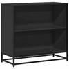 VidaXL Bookcase Black 80.5x35x76 Cm Engineered Wood, Bookcase, Room Divider, Divider, Cabinet of 849104