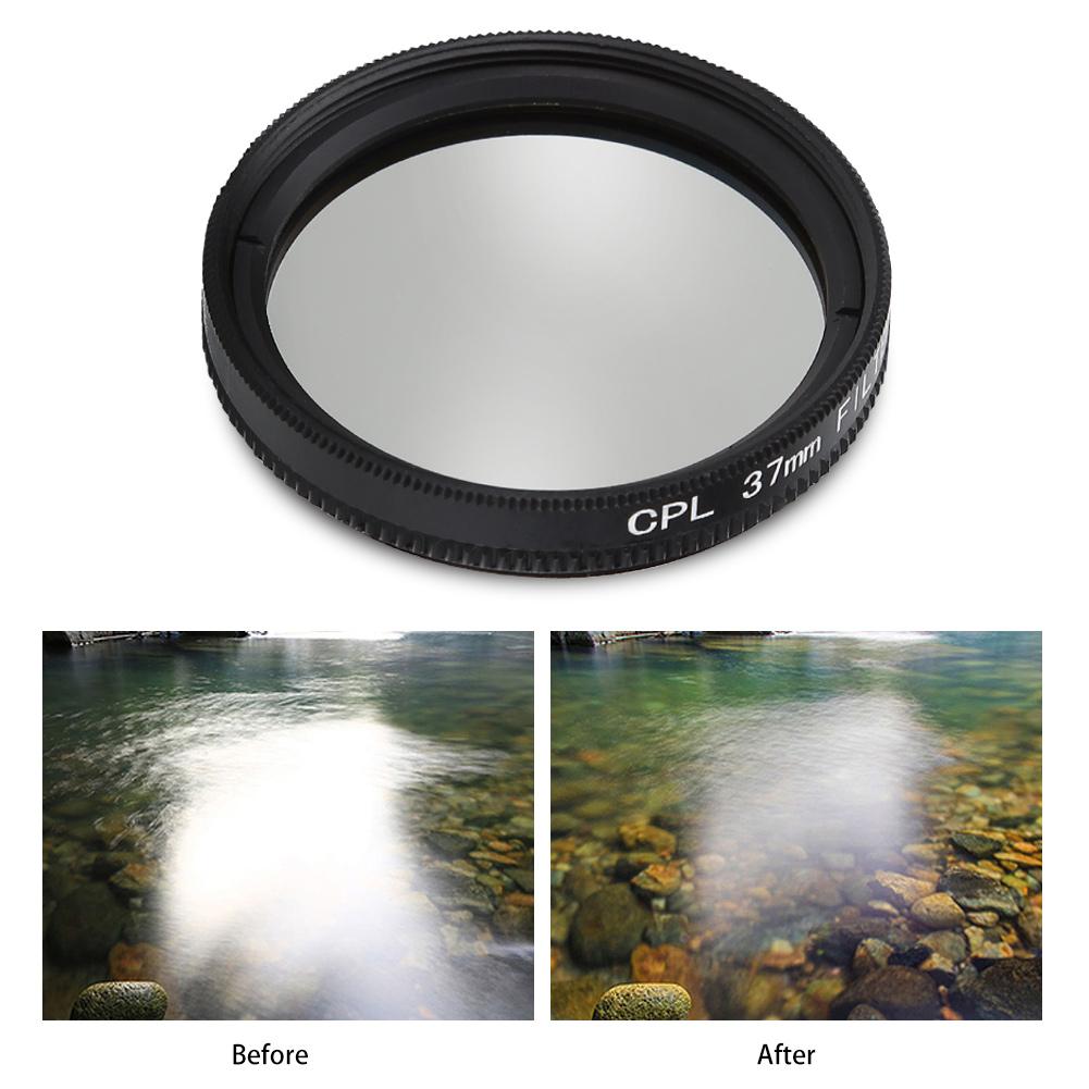 CPl UV 37mm Protective Lens Filter for YI 4K Action Sports Camera