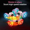 Double-Sided Remote Control Stunt Car, Light Wheel Swing Arm Four-Wheel Drive Deformation Rolling Car, Remote Control Children'S Car