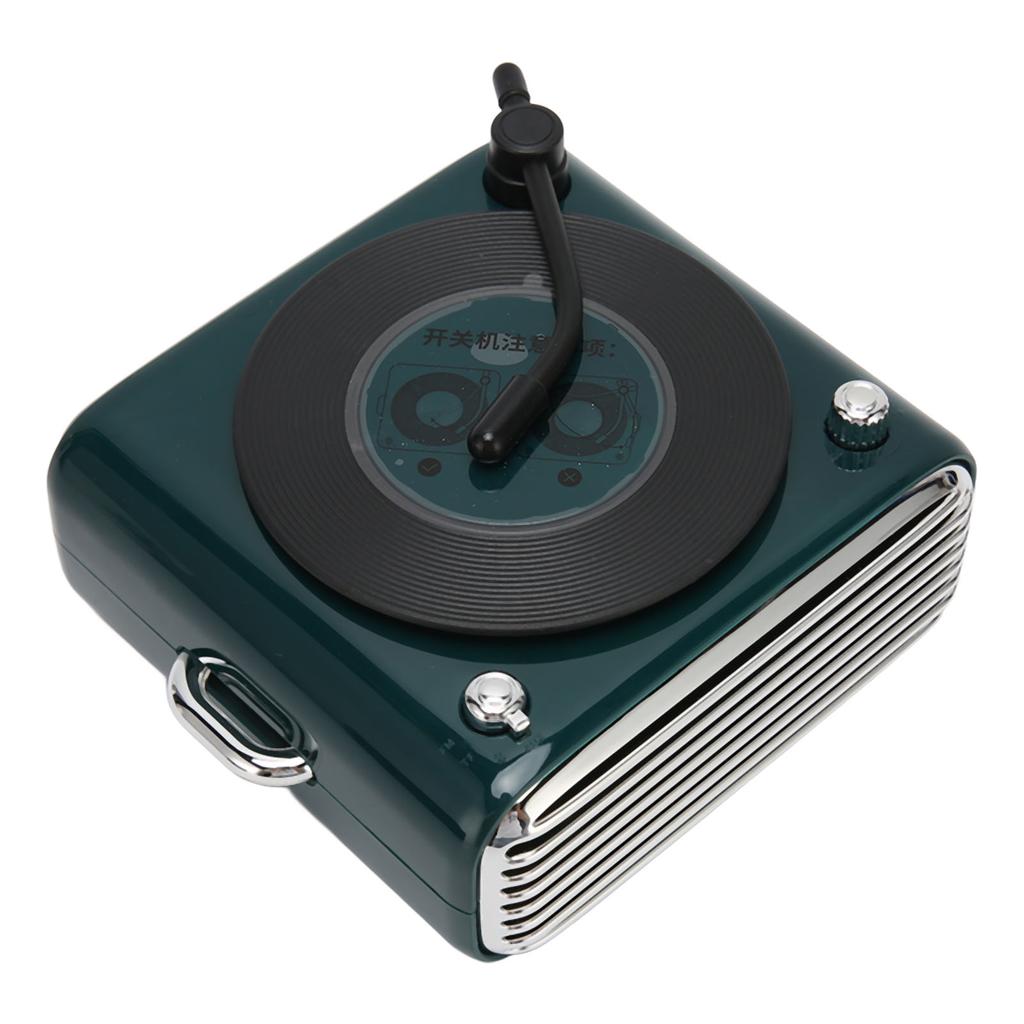 Bluetooth 5.0 Speaker Vinly Record Player Style Old Fashioned Classic Style Loud Volume Wireless