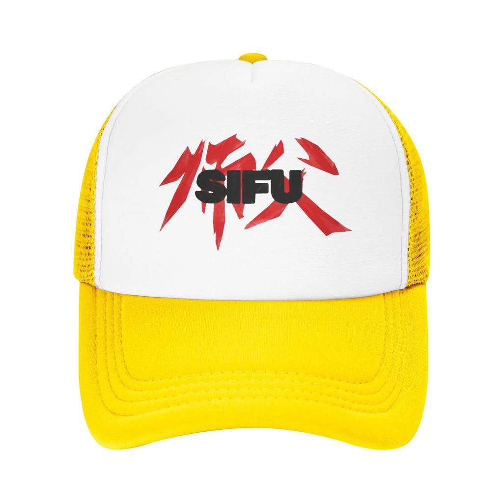 Rojo Chino Si Fu Kong Fu Ving Wing Tsun Fiesta en la Piscina Malla Gorras de Béisbol Hombres Camping Sombrero de Cubo de Playa Femenino Gorra de Visera